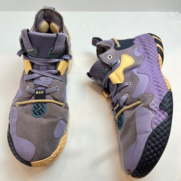 Adidas Harden Magic Lilac Pulse Amber Basketball Sneakers  2022 9.5 - Picture 1 of 12